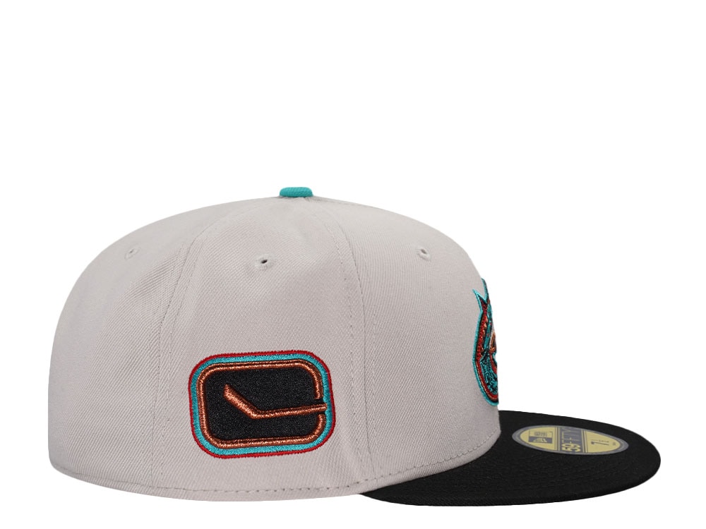 New Era Vancouver Canucks Stone Two Tone Color Flip Prime Edition 59Fifty Fitted Hat