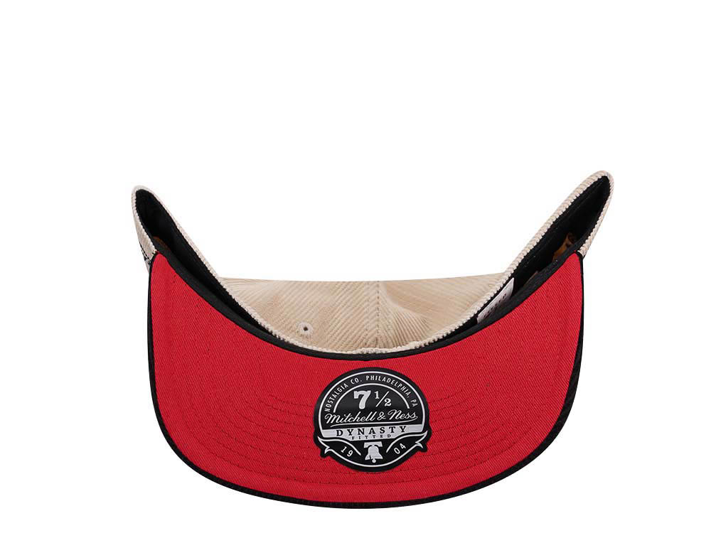 Mitchell & Ness Philadelphia 76ers All Star 2002 Two Tone Hardwood Classic Cord Edition Dynasty Fitted Hat