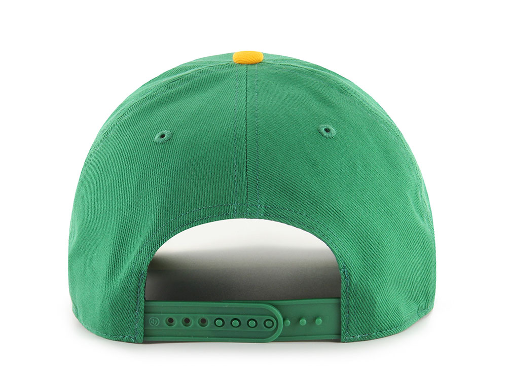 47 Brand Oakland Athletics Cooperstown Golden Age Kelly Green Hitch Snapback Hat