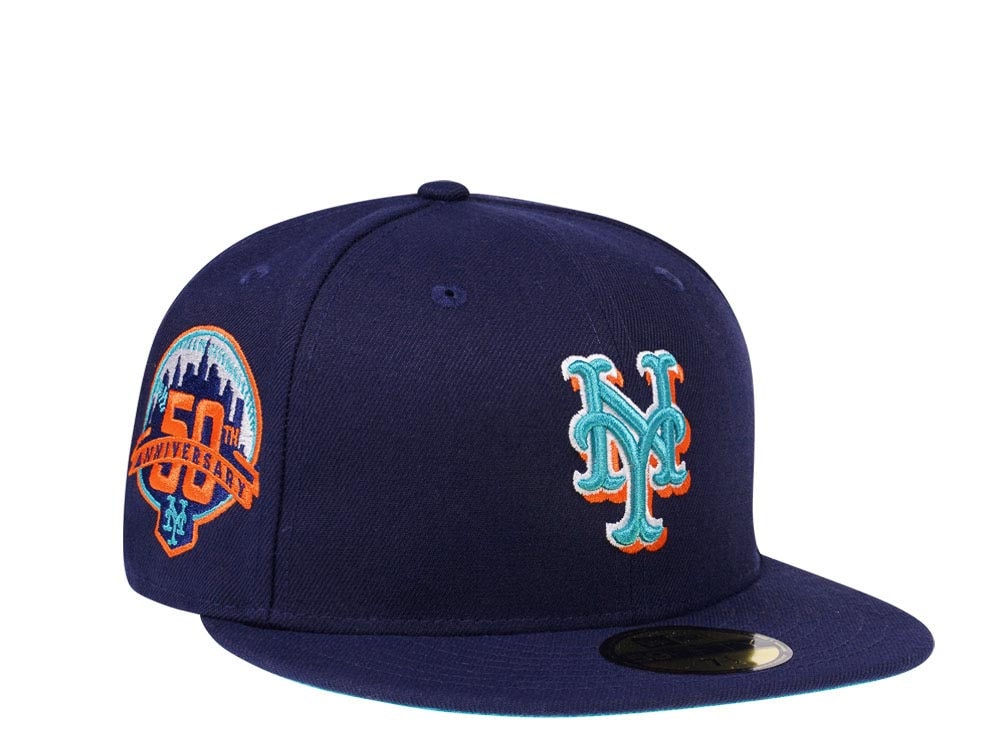 New Era New York Mets 50th Anniversary Color Flip Edition 59Fifty Fitted Hat