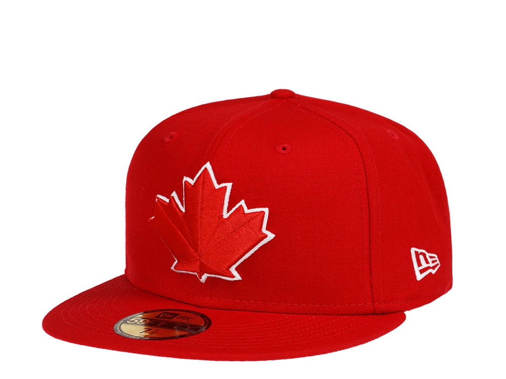 New Era Toronto Blue Jays Canada Red Edition 59Fifty Fitted Hat