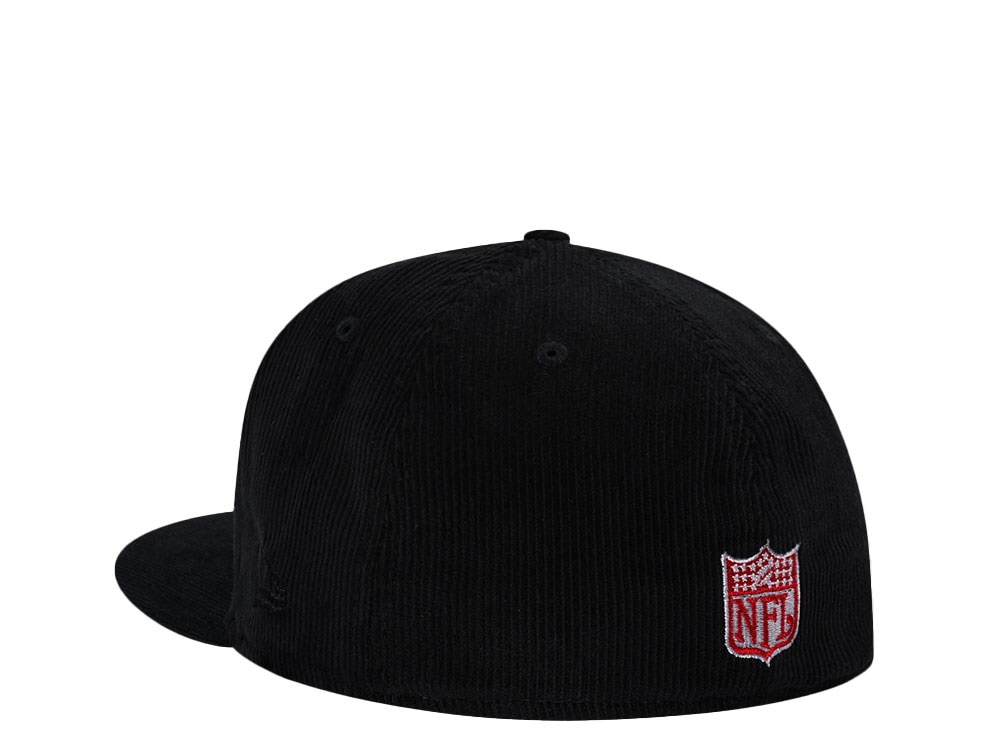 New Era Houston Oilers Pro Bowl 1990 Black Corduroy Edition 59Fifty Fitted Hat