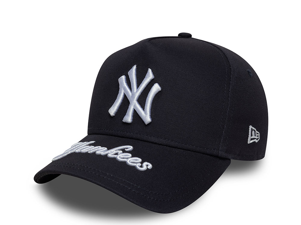 New Era New York Yankees Visor Hit Navy 9Forty A Frame Snapback Hat