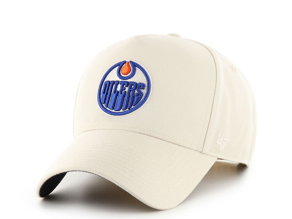 47 Brand Edmonton Oilers Ballpark White Offside Snapback Hat