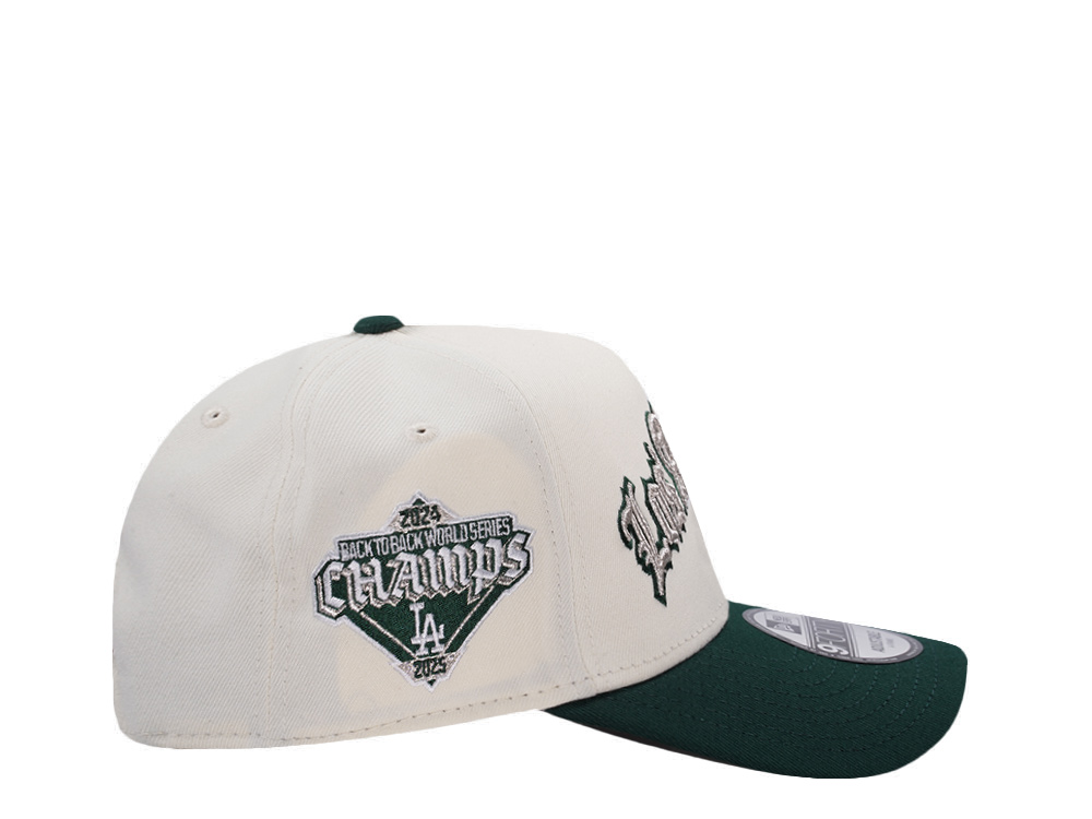 New Era Los Angeles Dodgers World Series 2025 Chrome Two Tone Edition 9Forty A Frame Snapback Hat