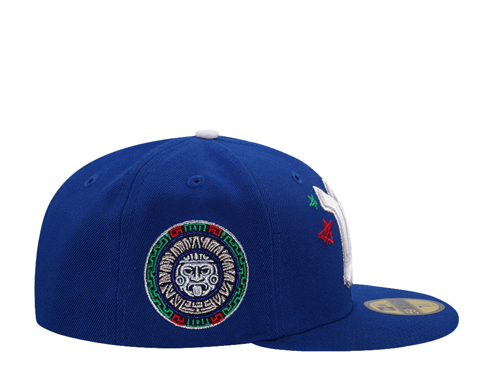 New Era Mexico Aztec Royal Blue Prime Edition 59Fifty Fitted Hat