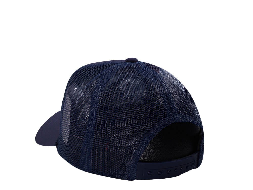 American Needle Pabst Fremont Navy Edition Trucker Snapback Hat