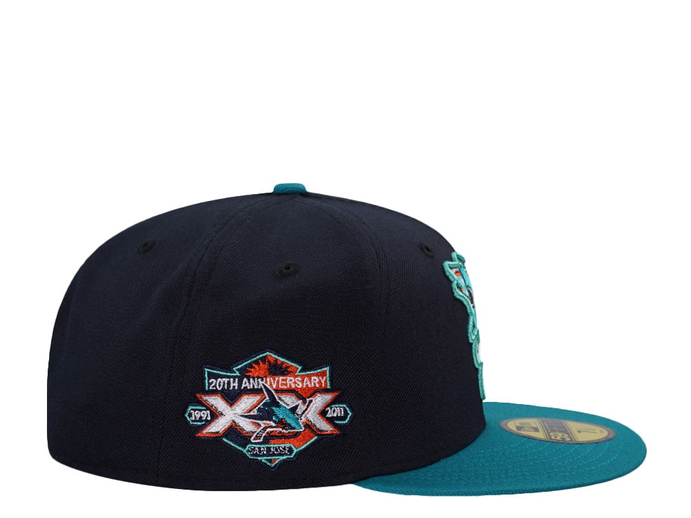 New Era San Jose Sharks 20th Anniversary Two Tone Prime Edition 59Fifty Fitted Hat