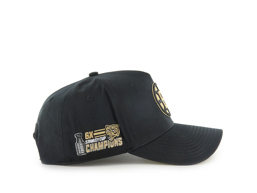 47Brand Boston Bruins Stanley Black Sure Shot Edition MVP Snapback Hat