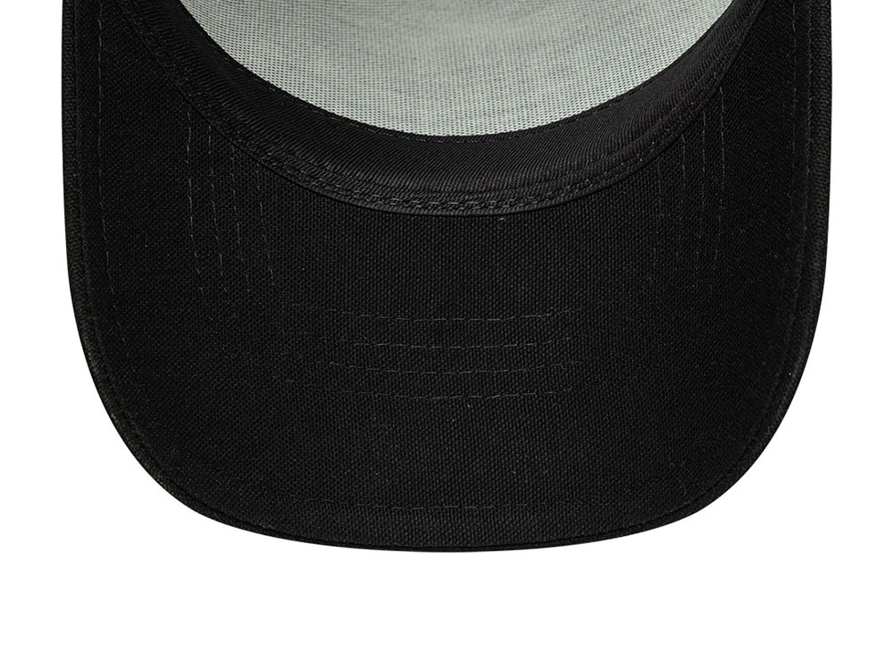 New Era Patch Distressed Black Prime Edition 9Forty A Frame Trucker Snapback Hat
