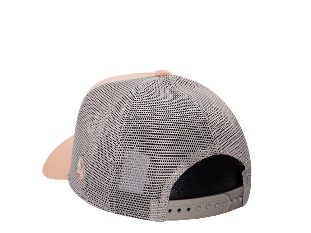 New Era Atlanta Braves Peach Prime Edition 9Forty A Frame Trucker Snapback Hat
