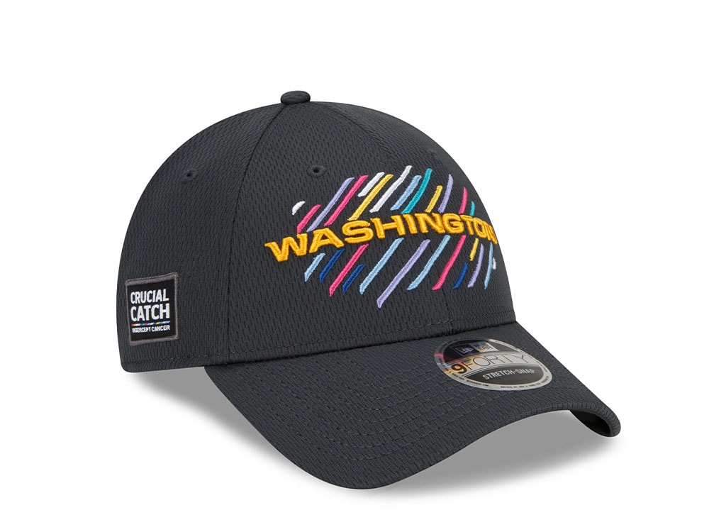 New Era Washington Football Team Crucial Catch 2021 9Forty Stretch Snapback Hat