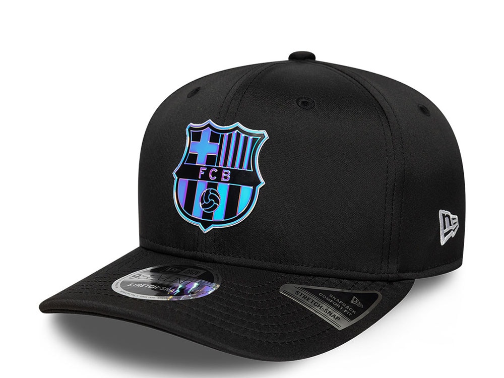 New Era Barcelona Fc Black Prime Edition 9Seventy Stretch Snapback Hat