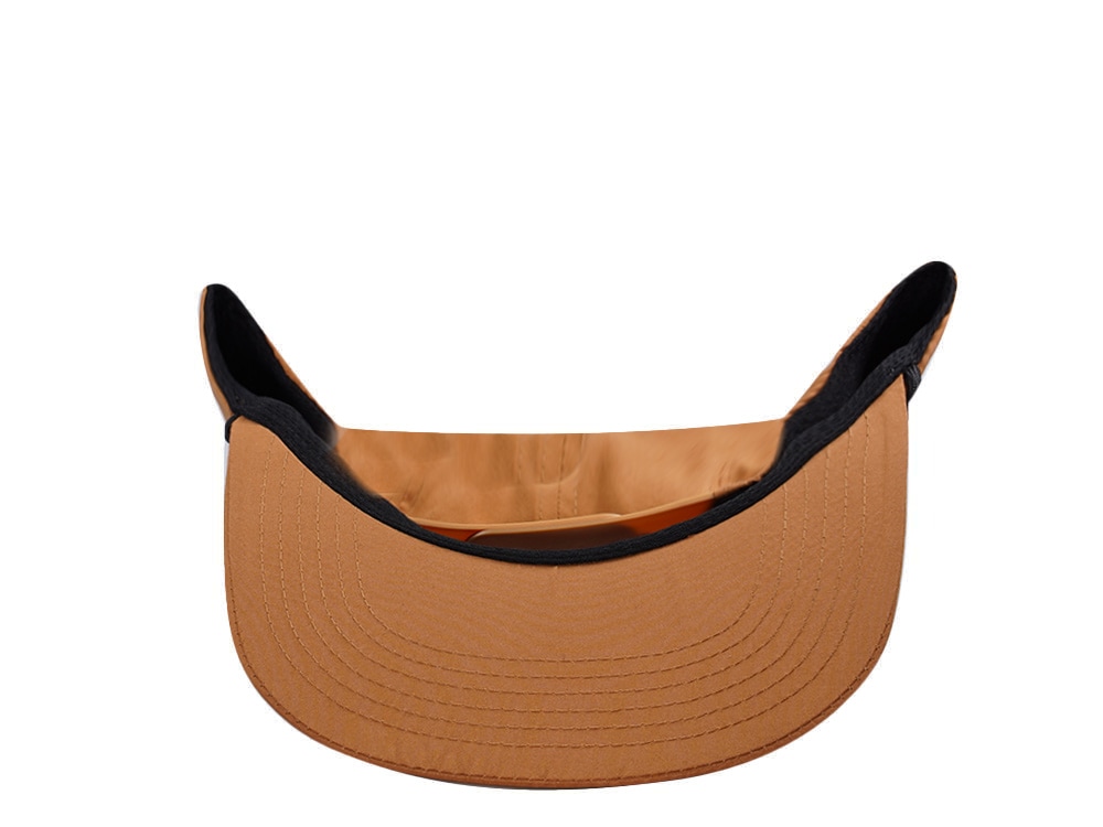 John Deere Vintage Raised Brown Snapback Hat