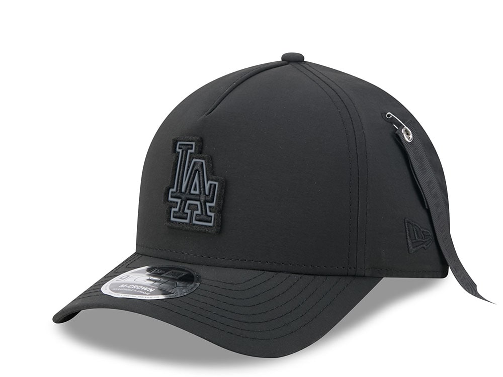 New Era Alpha Industries Los Angeles Dodgers Black Prime Edition 9Forty M Crown A Frame Snapback Hat