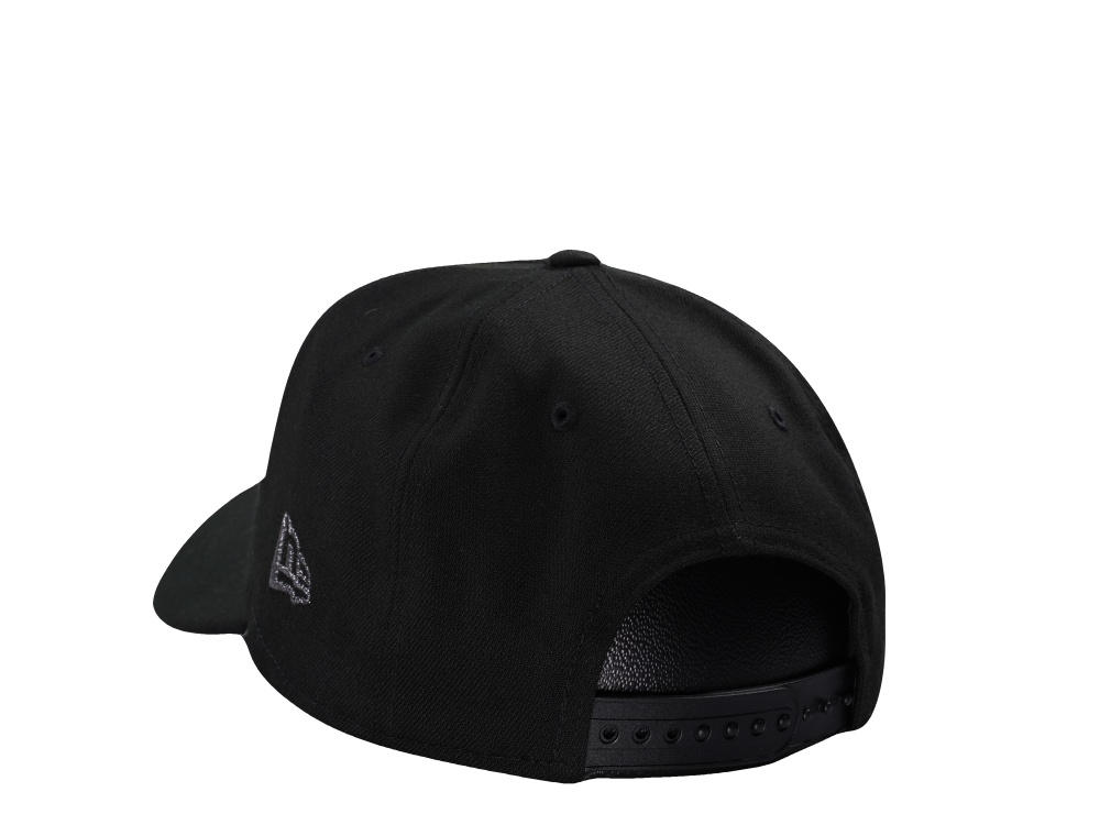 New Era Los Angeles Dodgers Back to Back Champions Upside Down Black Prime Edition 9Forty A Frame Snapback Hat