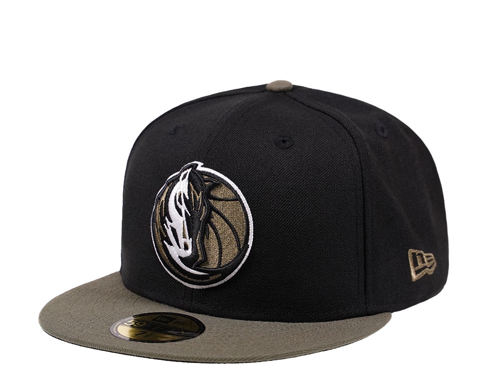 New Era Dallas Mavericks Two Tone Olive Edition 59Fifty Fitted Hat