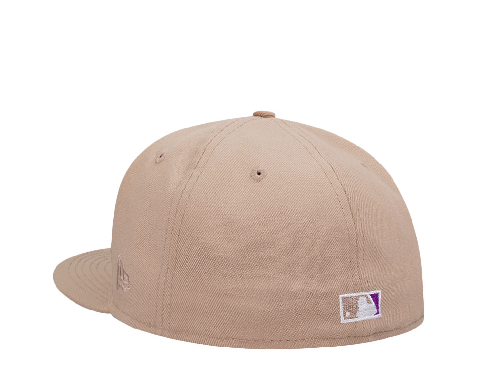 New Era Los Angeles Dodgers 100th Anniversary Cream Purple Edition