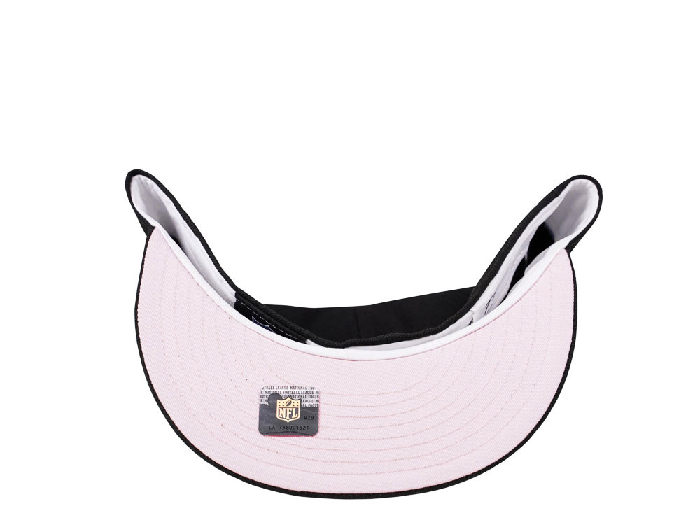 New Era Las Vegas Raiders Super Bowl XVIII Pink Edition 59Fifty Fitted Hat