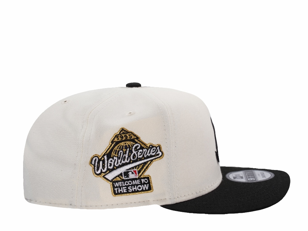 New Era Atlanta Braves World Series 1995 Chrome Two Tone Edition 9Fifty A Frame Snapback Hat