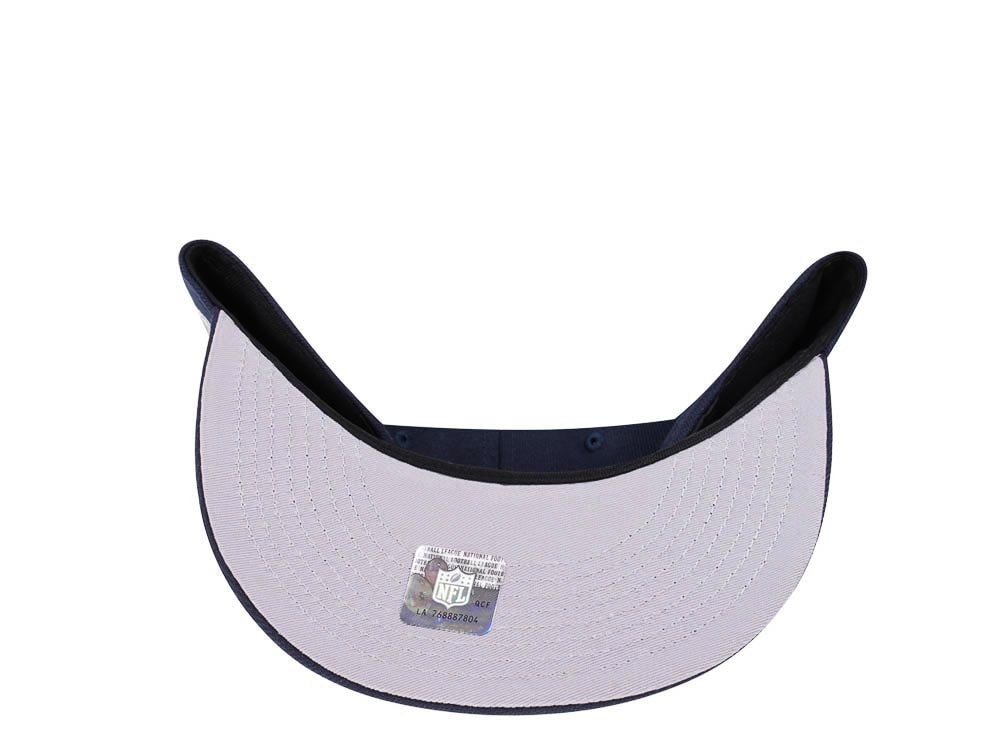 New Era Seattle Seahawks Navy Classic Edition 59Fifty Fitted Hat
