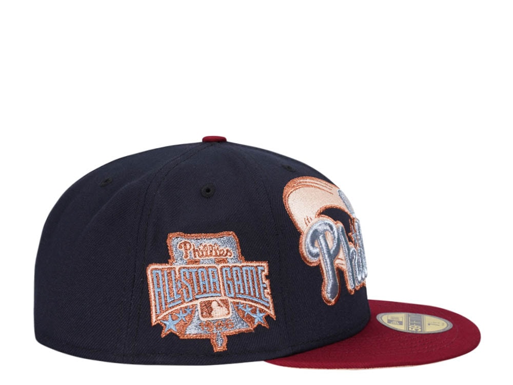New Era Philadephia Phillies All Star Game 1996 Heavy Metallic Two Tone Edition 59Fifty Fitted Hat