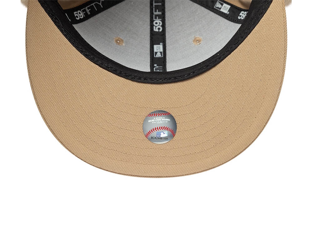 New Era Los Angeles Dodgers World Series 1981 Camel Prime Edition 59Fifty Dogear Fitted Hat