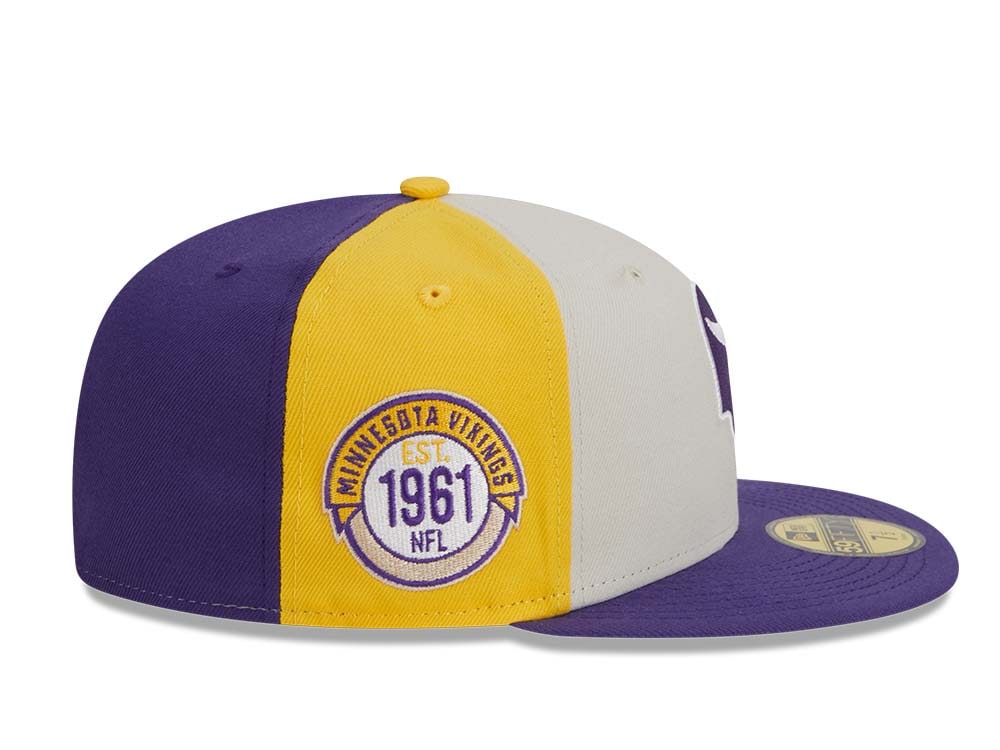 New Era Minnesota Vikings NFL Sideline 2023 59Fifty Fitted Hat