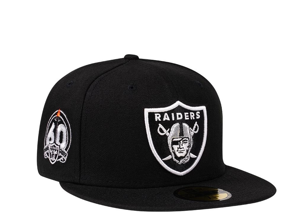 New Era Las Vegas Raiders 60th Season Black Pink Edition 59Fifty Fitted Hat