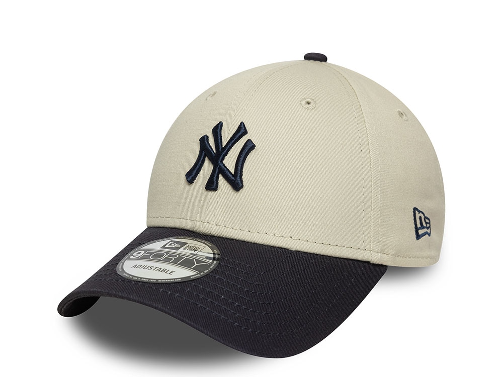 New Era New York Yankees Colour Block 9Forty Strapback Hat