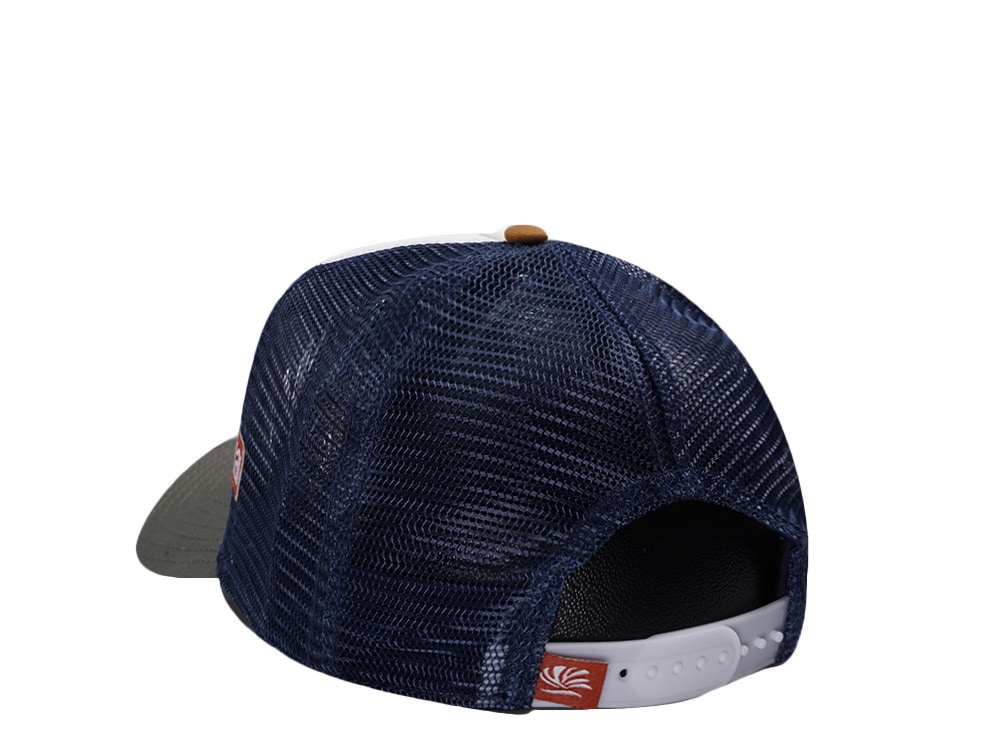 Djinns HFT Oysters and Beer White Coastal Edition Trucker Snapback Hat