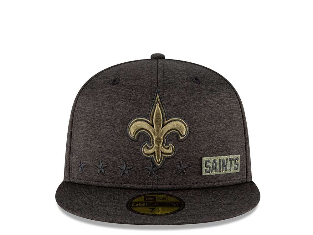 New Era New Orleans Saints Salute to Service 2020 Fitted 59Fifty Hat