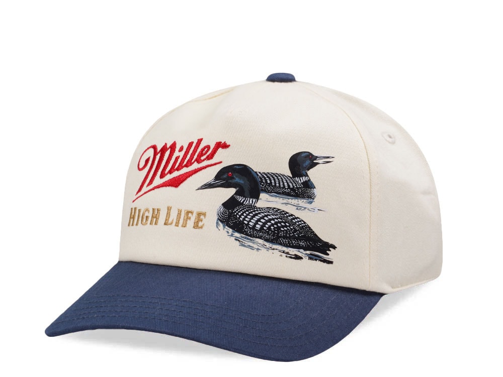 American Needle Miller High Life Ducks Roscoe Ivory Snapback Hat