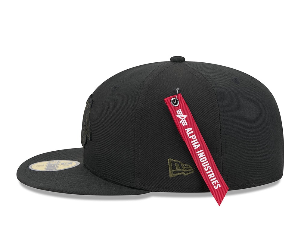 New Era Alpha Industries Chicago Blackhawks Navy Prime Edition 59Fifty Fitted Hat