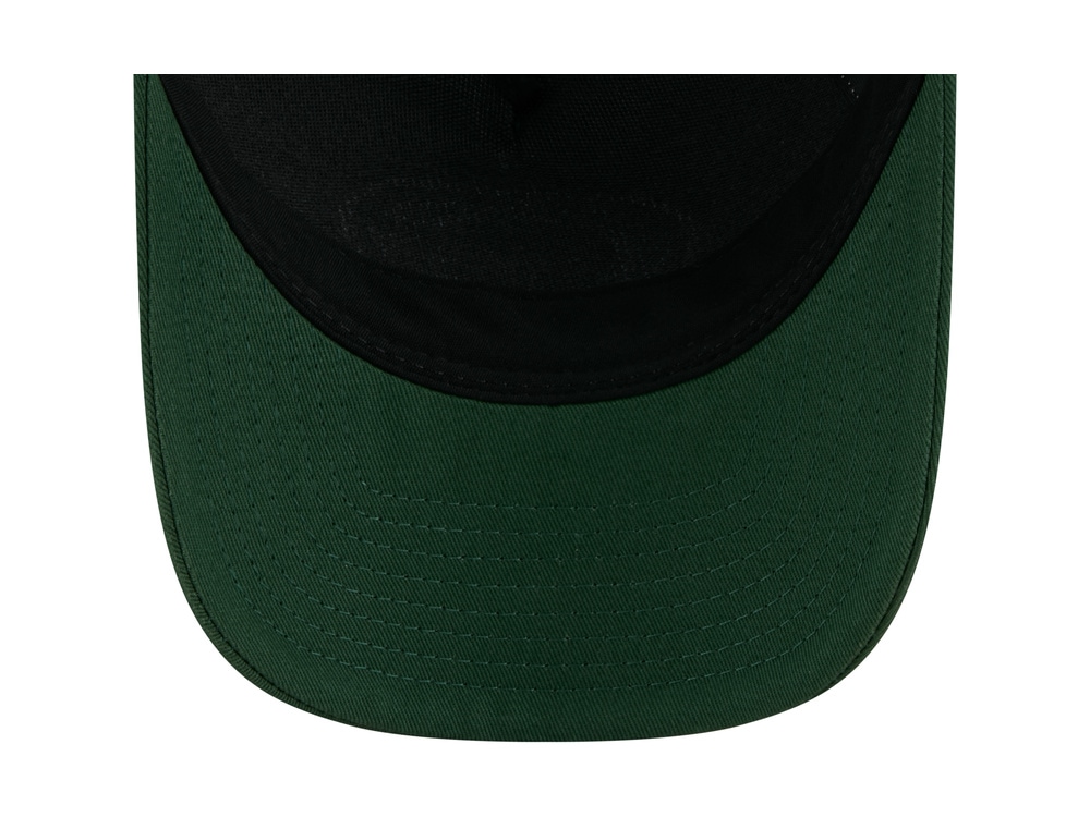 New Era Green Bay Packers Official Team Color Edition 9Forty M Crown A Frame Trucker Snapback Hat