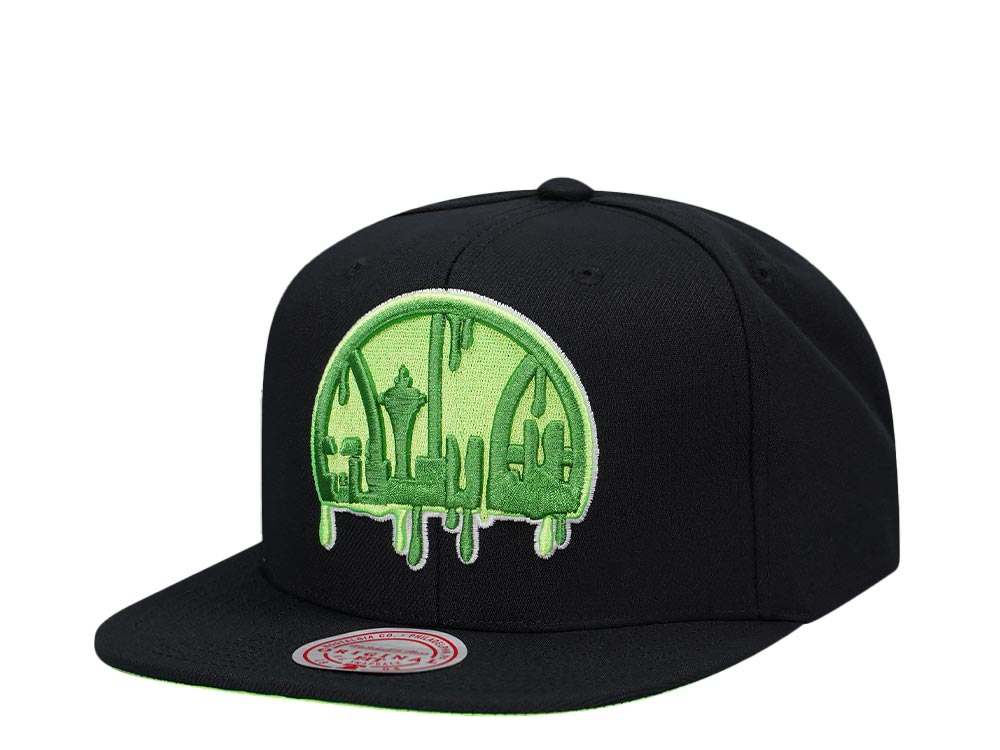 Mitchell & Ness Seattle Supersonics Slime Drip Hardwood Classic