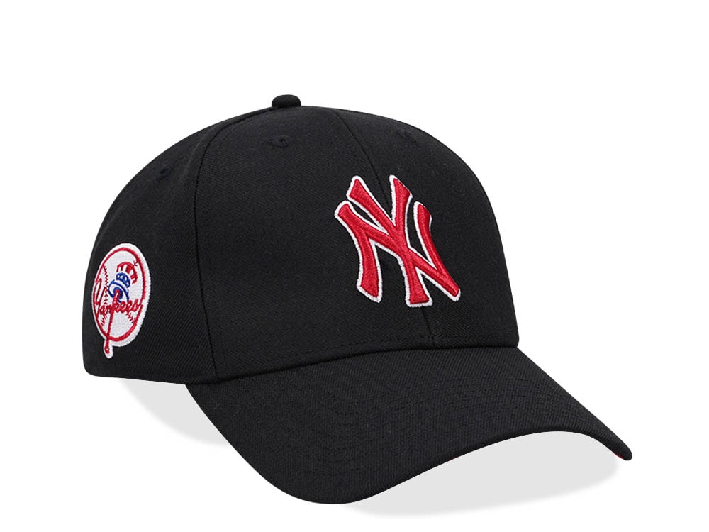 47Brand New York Yankees Black Sure Shot MVP Snapback Hat