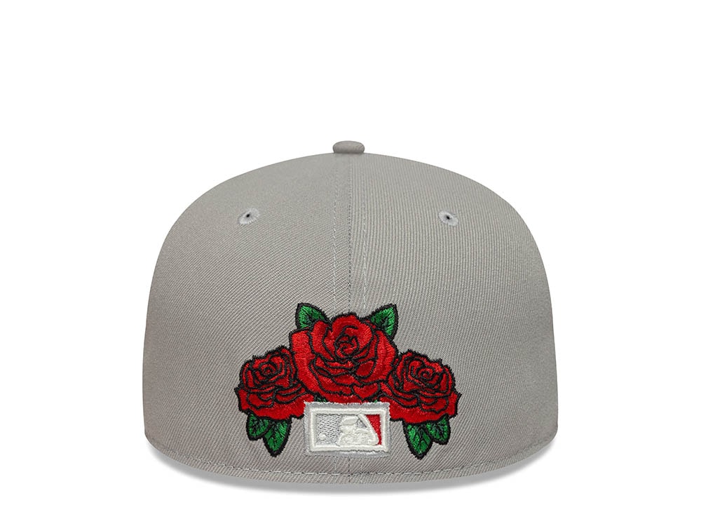 New Era Los Angeles Dodgers World Championship 1955 Floral Gray Prime Edition 59Fifty Fitted Hat
