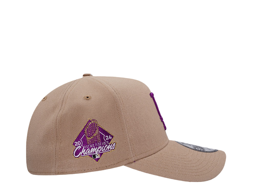 New Era Los Angeles Dodgers World Series 2024 Camel Grape Prime