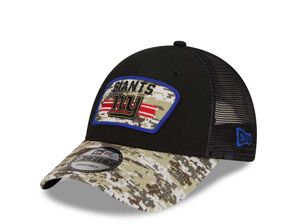 New Era New York Giants Salute to Service 21 9Forty Trucker Snapback Hat