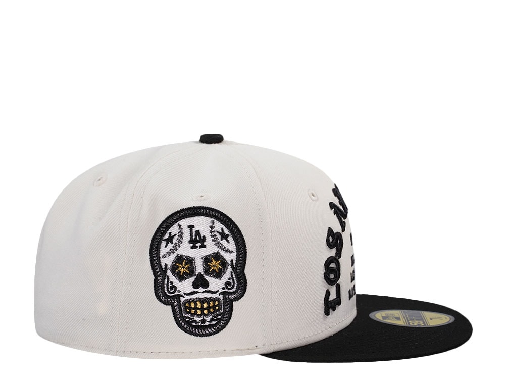 New Era Los Angeles Dodgers Skull Chrome Two Tone Prime Edition 59Fifty Fitted Hat