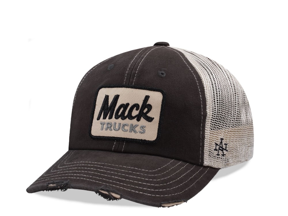 American Needle Mack Trucks Black Orville Edition Trucker Snapback Hat