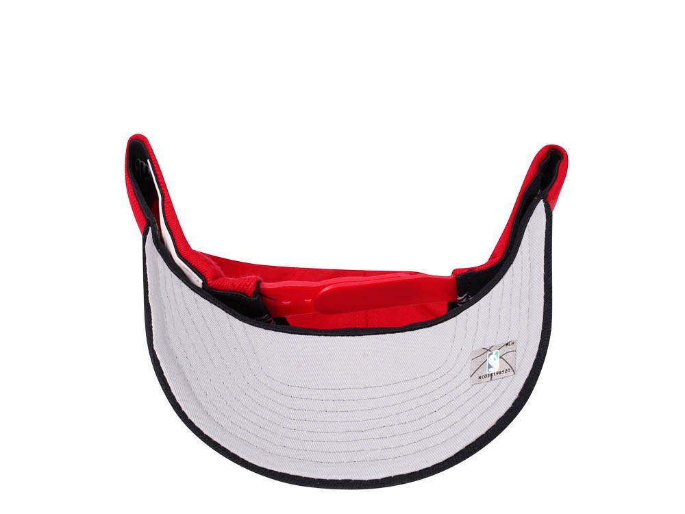 Mitchell & Ness Atlanta Hawks Two Tone Red Line Solid Flex Snapback Hat