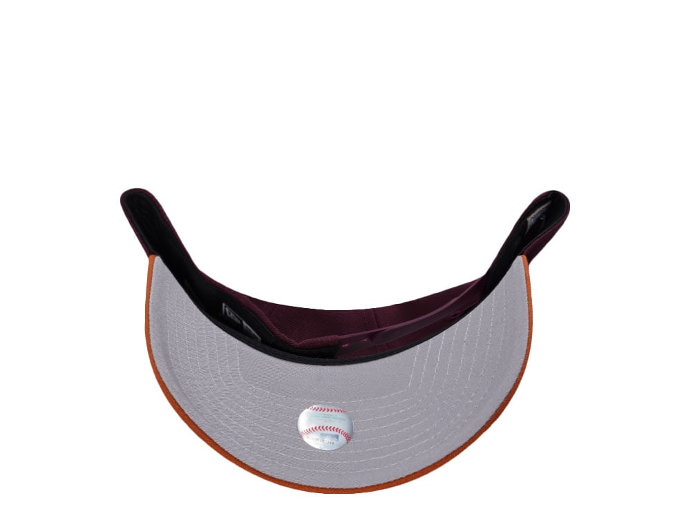 New Era Seattle Mariners All Star Game 2001 Maroon Rust Two Tone Edition 9Forty A Frame Snapback Hat