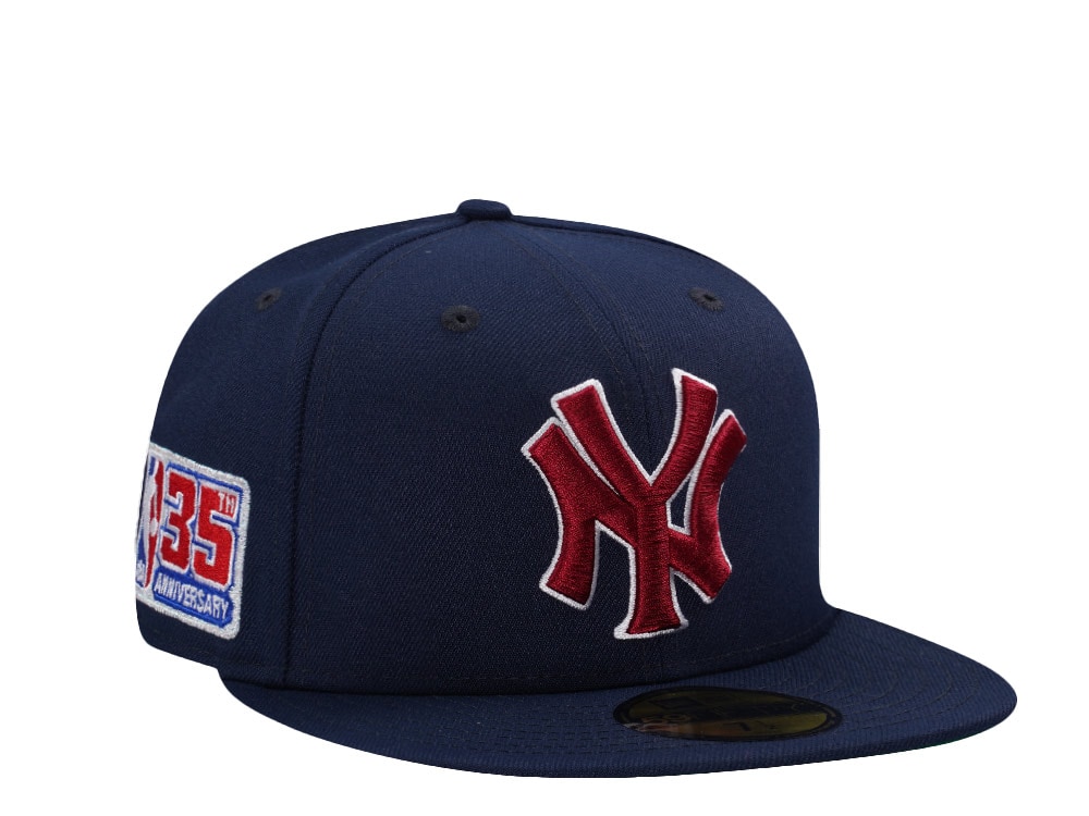 New Era New York Knicks 35th NBA Anniversary Navy Prime Edition 59Fifty Fitted Hat