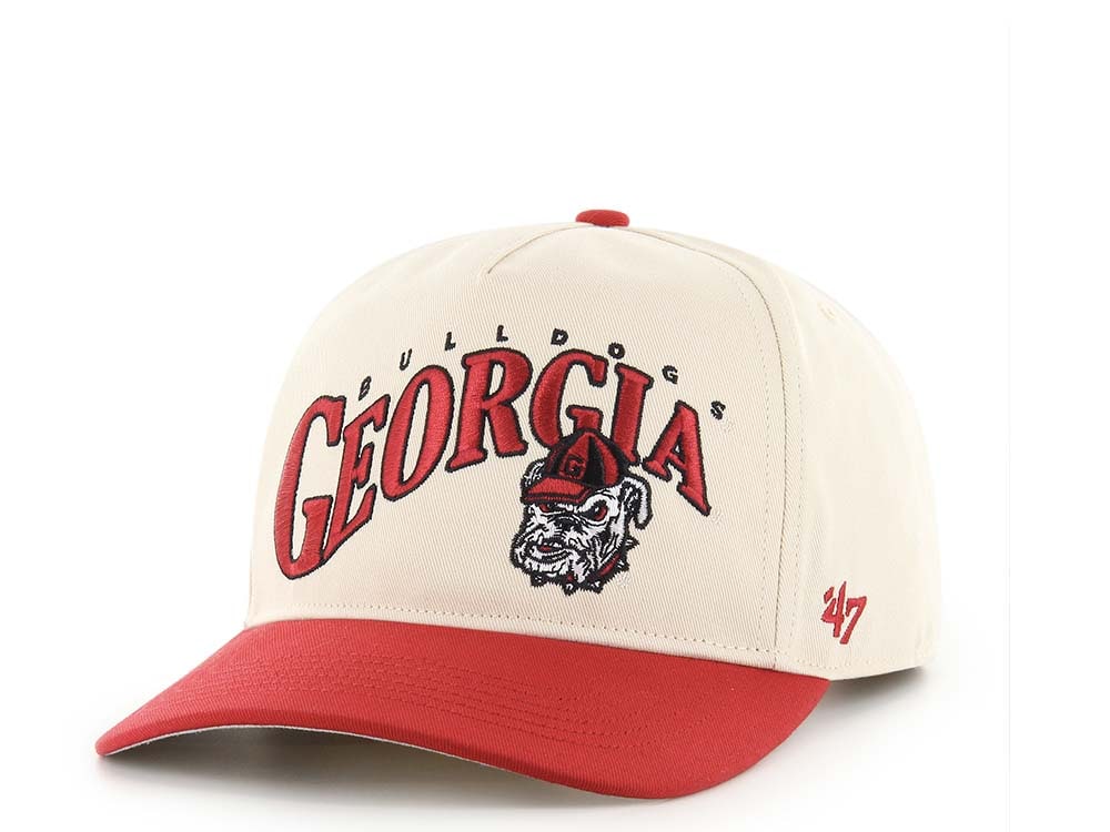 47Brand Georgia Bulldogss Natural Wave Hitch Snapback Hat