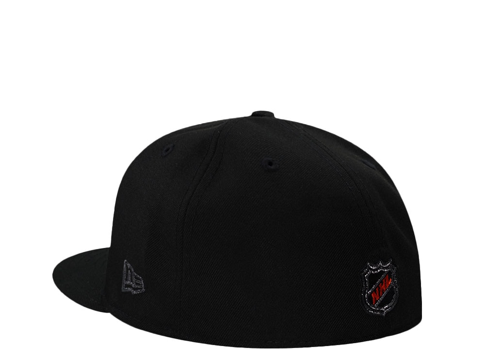 New Era Anaheim Ducks 10th Anniversary Black Prime Edition 59Fifty Fitted Hat