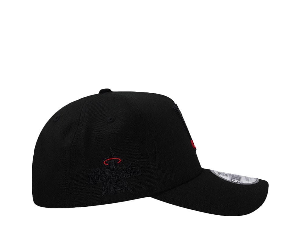 New Era Anaheim Angels All Star Game 2010 Black And Red Edition 9Forty A Frame Snapback Hat