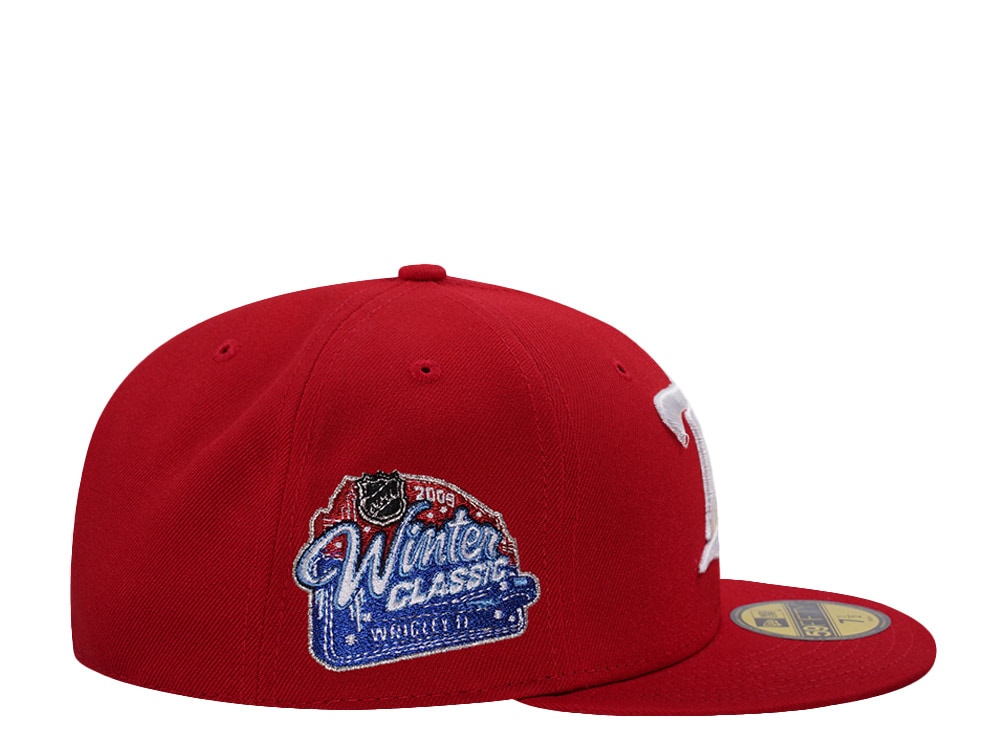 New Era Detroit Red Wings Winter Classic 2009 Scarlet Prime Edition 59Fifty Fitted Hat