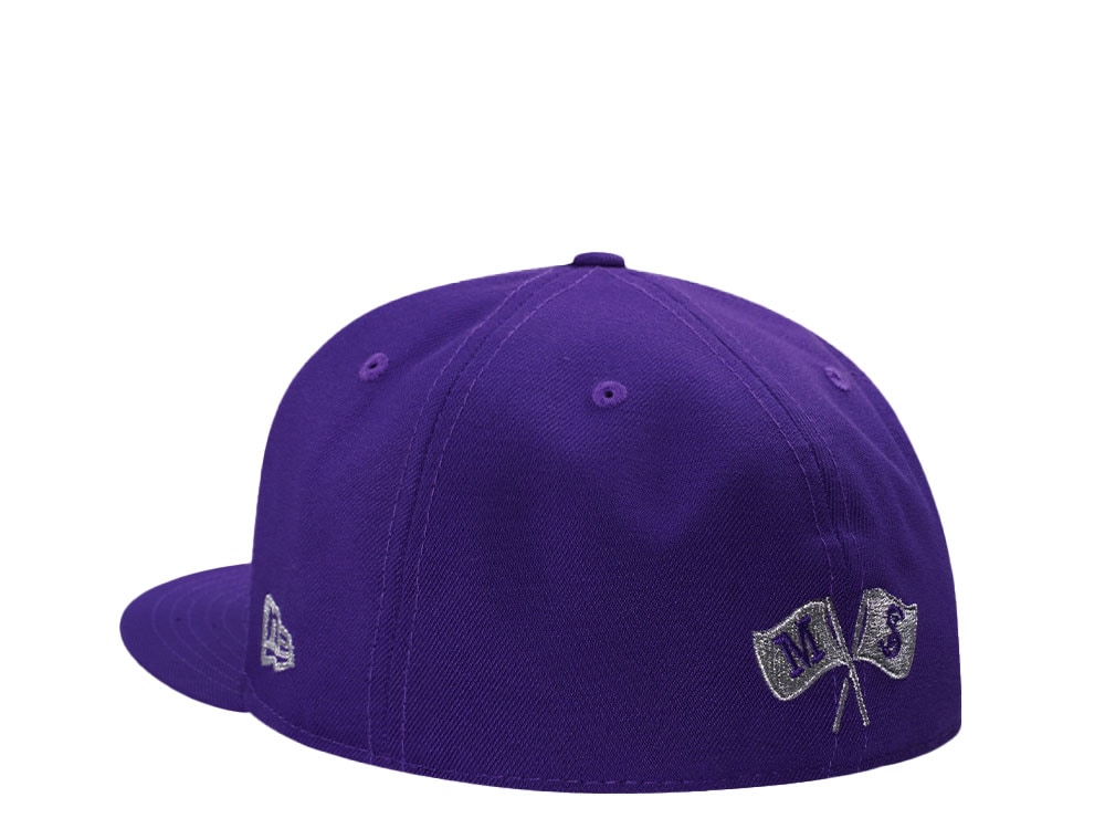 New Era Minnesota Twins Inaugural Season 2010 Purple Prime Edition 59Fifty Fitted Hat